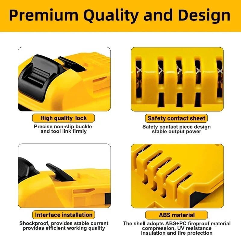 For DEWALT lithium-ion battery, For dewalt 12V battery, 2.0Ah ,DCB123, DCB125, DCB124, DCB122,