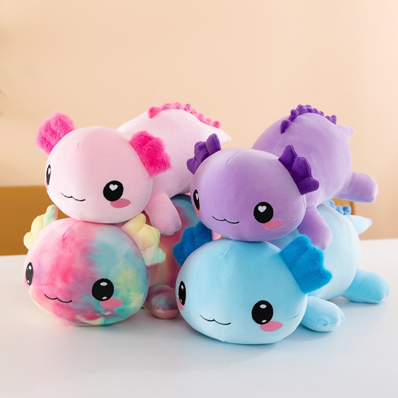 Kawaii Axolotl Plush Toy Super Soft Cute Salamander Animal Stuffed Plushie Pillow Axolotl Home Decor