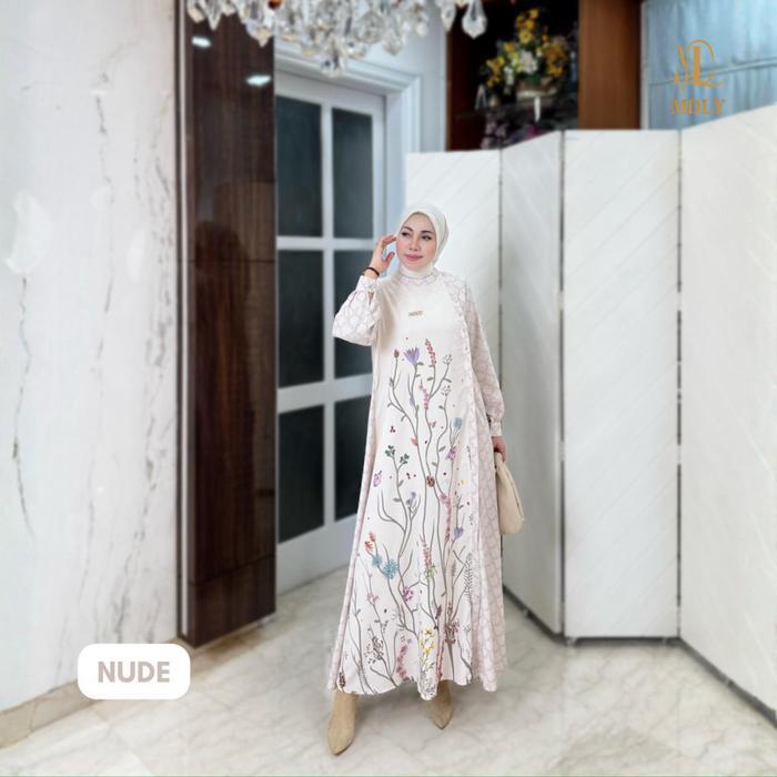 Baju Gamis Wanita Muslim Lady Marvella Dress By Mdly