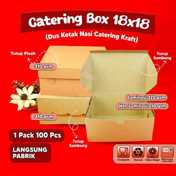 DUS NASI 18X18 /KATERING BOX/DUS KATERING TEBAL