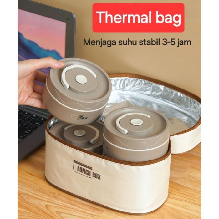 NEWW Kotak makan lunch box bento 316 stainless steel ready