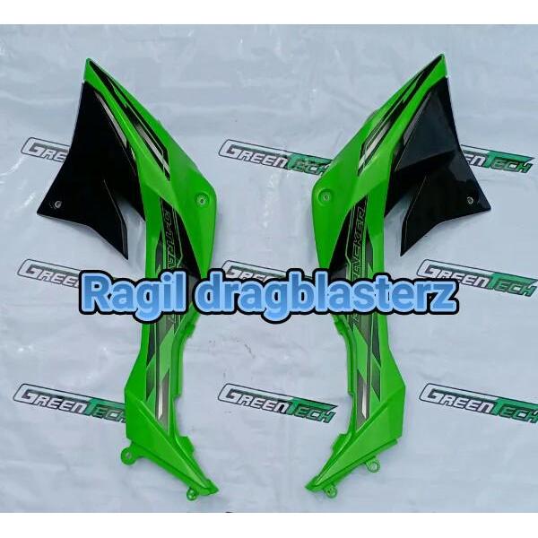 Cover Tangki Sayap Tangki Klx 150 Dtracker Bf Hijau Original Kawasaki