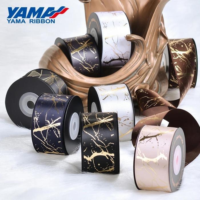 PITA SATIN 38 MM MOTIF GOLD ( roll 10 yard)