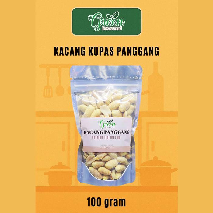 100g KACANG TANAH KUPAS PANGGANG / KACANG TANAH KUPAS JUMBO / KACANG TANAH KUPAS BESAR SIZE 25/29
