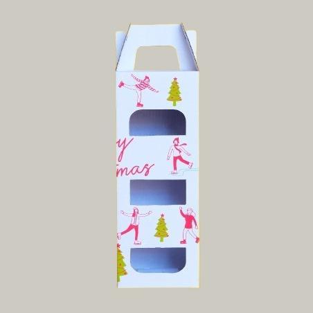 Dus Jinjing Natal Dus Toples Jar 400 ml Isi 3 Gable Box Packaging Hampers Christmas