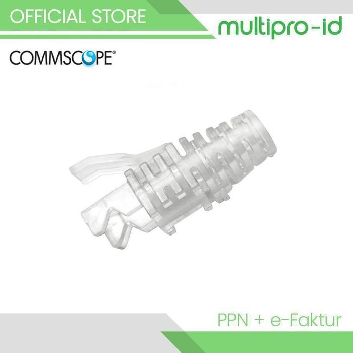 AMP Plugboot Cat6 Transparant ORIGINAL Commscope Plug Boot Cat 6 RJ45