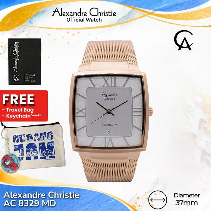 ASLI Pria AC 8329 MD AC 8329 AC8329MD White Rose Gold READY STOCK