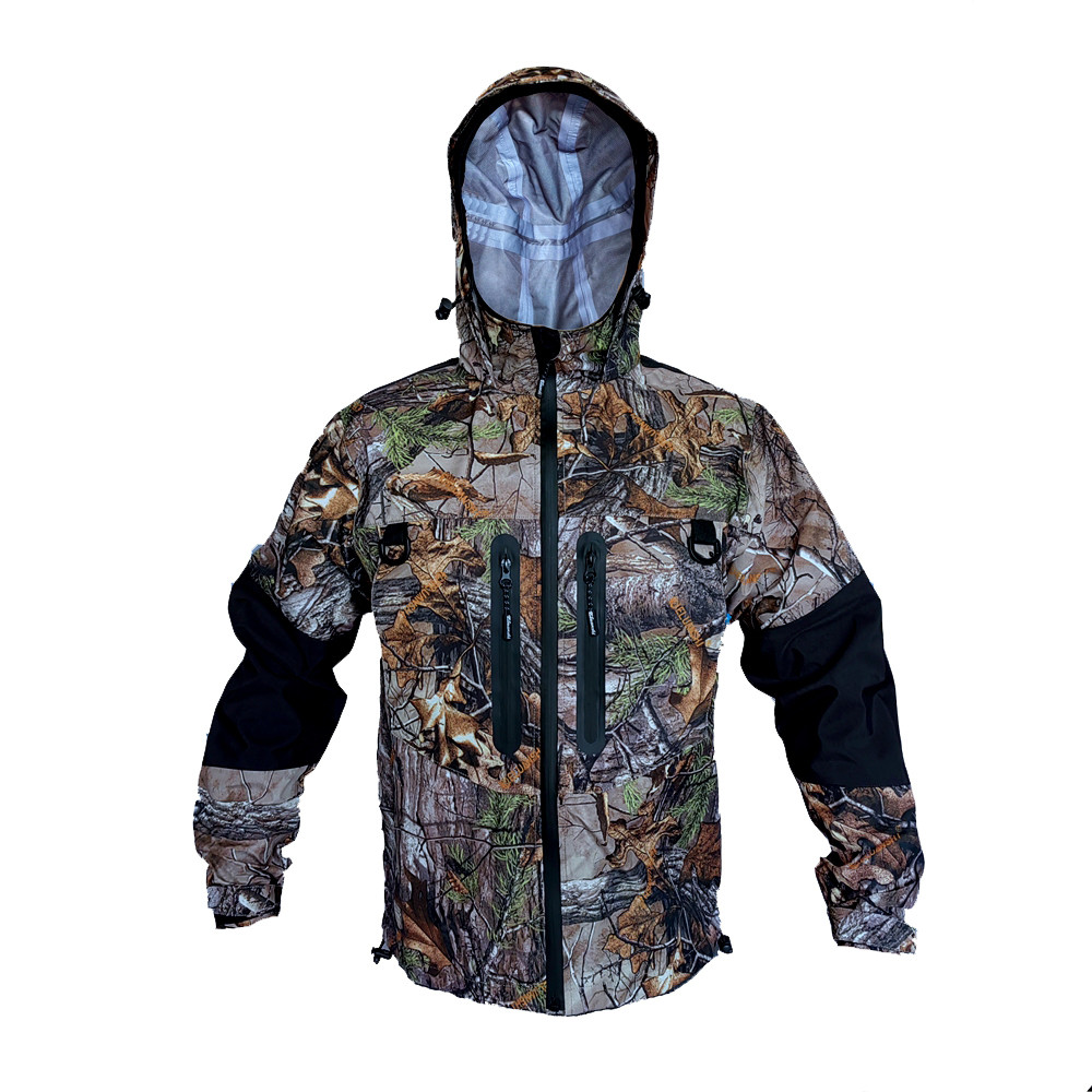 ELUANSHI Hunting Breathable Wader Fly Fishing Jacket Waterproof Wading Jacket Fishing Clothes