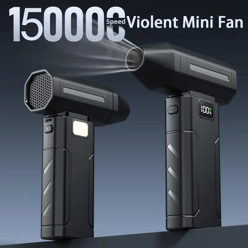 X8 Turbo Jet Blower 150000RPM Powerful Air Blower Brushless Motor Turbo Fan Jet Fan Cleaning Air