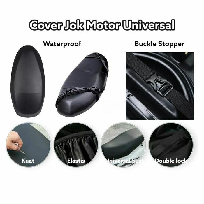 Sarung Jok Motor Tebal Kulit Anti Uv Anti Hujan Motor Matic & Listrik Segala Musim