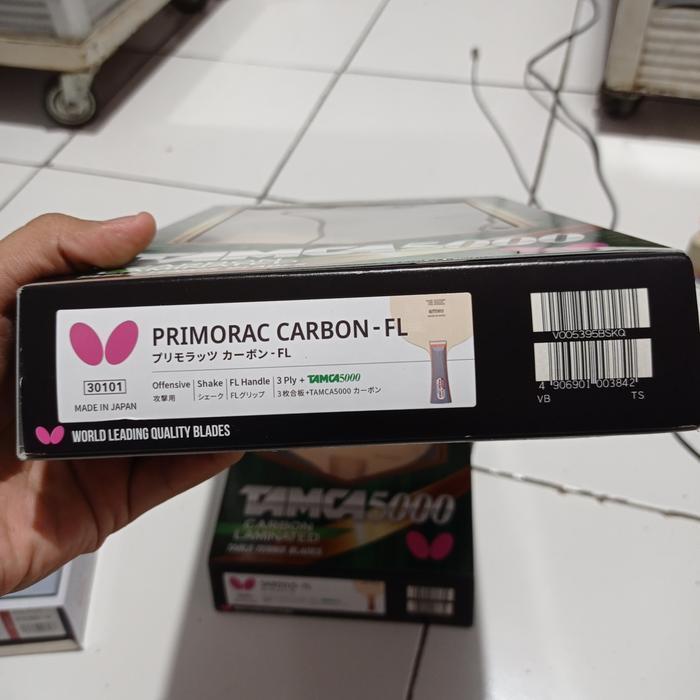 Kayu Tenis Meja Butterfly Primorac Carbon Original