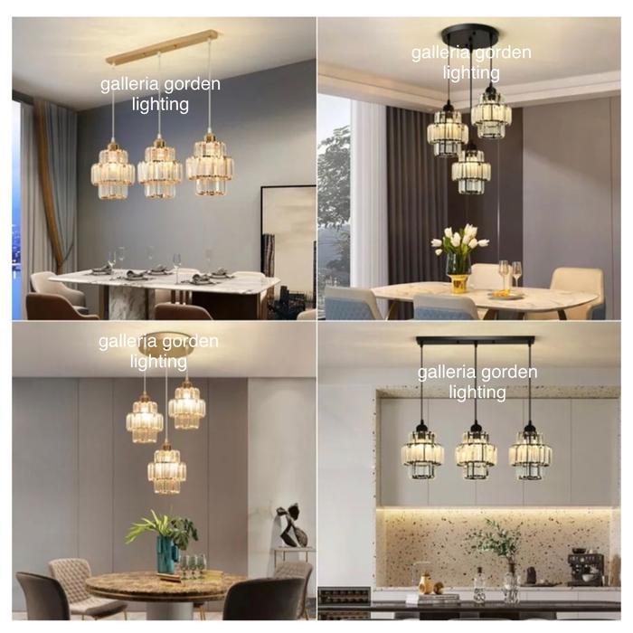 lampu gantung kristal 31001/3