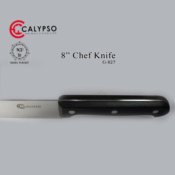Calypso - Pisau Dapur Pisau Chef Gyutou 8" Stainless Stell Terlaris
