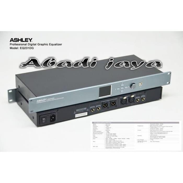 Equalizer ASHLEY EQ231DG oryginal garansi resmi