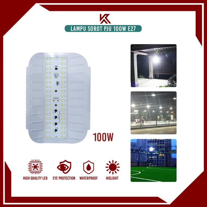 Kafiinmall 5Pcs Lampu Pju 50Watt Atau 100 Watt 5Pcs E27/Lampu Sorot Outdoor Indoor Fitting E27 Mudah