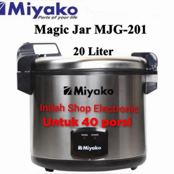 Magic Jar Miyako MJG-201/Miyako MJG-201 Penghangat Nasi 20 L