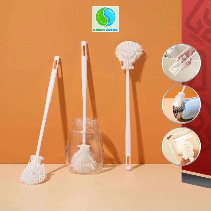 SIKAT BOTOL GELAS SILIKON GAGANG PANJANG / SIKAT BOTOL SILIKON / SIKAT GAGANG PANJANG Plastik