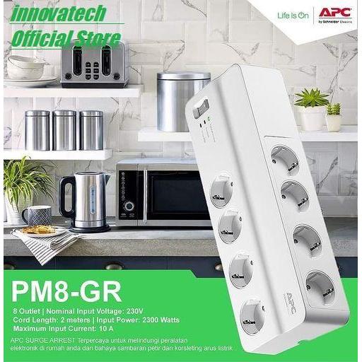 TERLARIS APC Surge Protector PM8GR / PM8-GR colokan anti petir BISA GOSEND