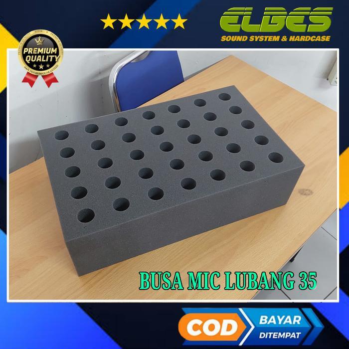 SALE Busa spon lubang 30 dan 35 untuk tempat mic busa hardcase mic TERMURAH