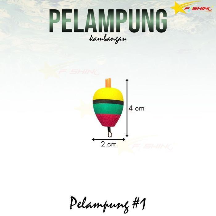 Stars Fishing Pelampung Busa Oval Tabung Starlite Kambangan Anti Badai Starlet Sensitif Apung