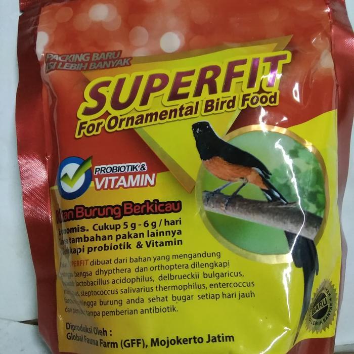 pakan burung murai superfit red voer burung lomba ternak gacor