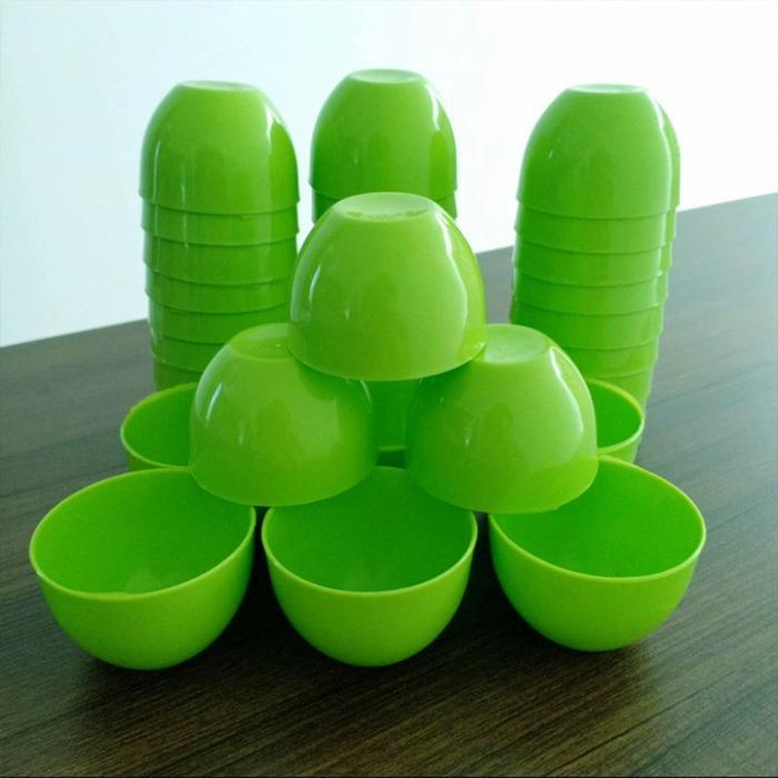 Cetakan Kue Mangkok Plastik Kecil & Besar Cetakan Talam Puding Agar Kue Apem 12pc Multifungsi