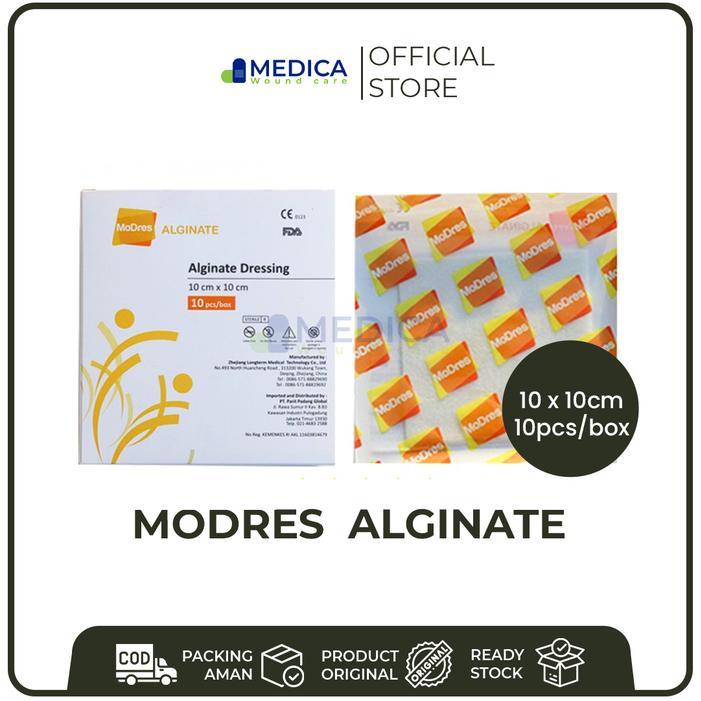 Sedia Calsium Alginate Dressing Modres 10x10 (harga 1 box)