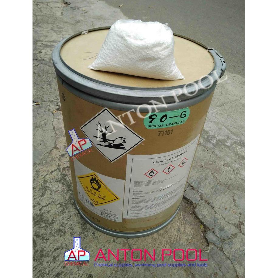 Chlorine Granular 90% Jepang / Kaporit Granular 90% Jepang (pack 1kg)