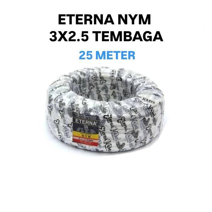 Eterna 3X2.5 Tembaga 25 Meter Nym