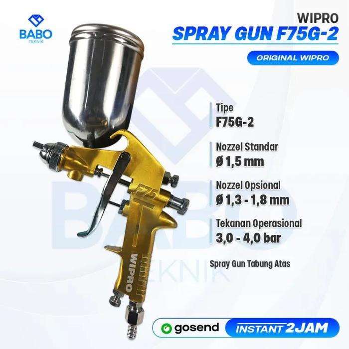 Spraygun Wipro F75G Tabung Atas 300Ml