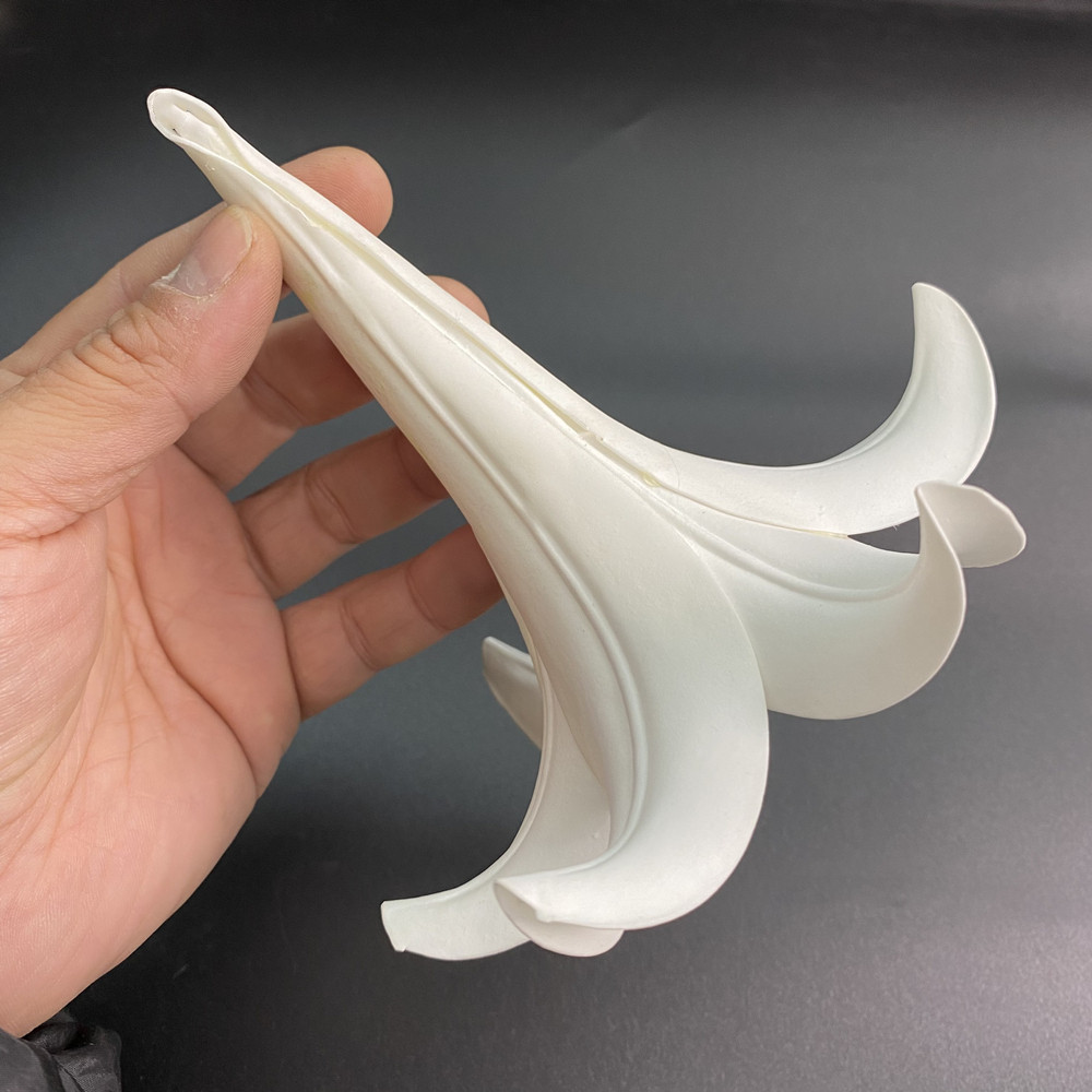 20Pc Artificial EVA White Lily Flower Head Wedding Ceiling Decoration Lilies Flowers Birthday Party