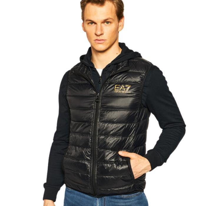 TERLARIS VEST PRIA DUCKDOWN ARMANI EMPORIO EA7 BLACK ORIGINAL AUTHENTIC