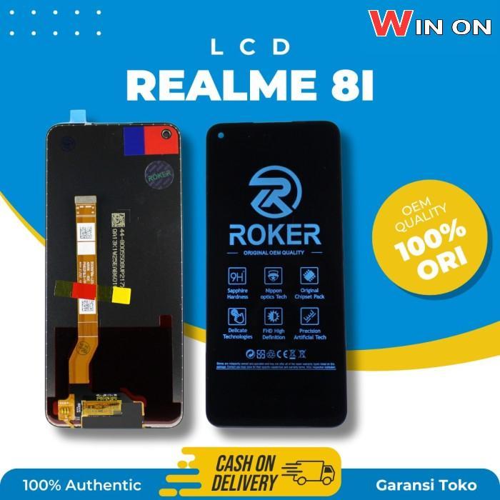 Baru WIN ON - LCD TOUCHSCREEN REALME 8I / REALME 9i / OPPO A96 TS FULLSET ORIGINAL ROKER TOUCHSCREEN