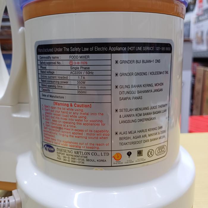 Chopper Blender Juicer Mixer Pelumat Bumbu Daging POWER MIX DA 771