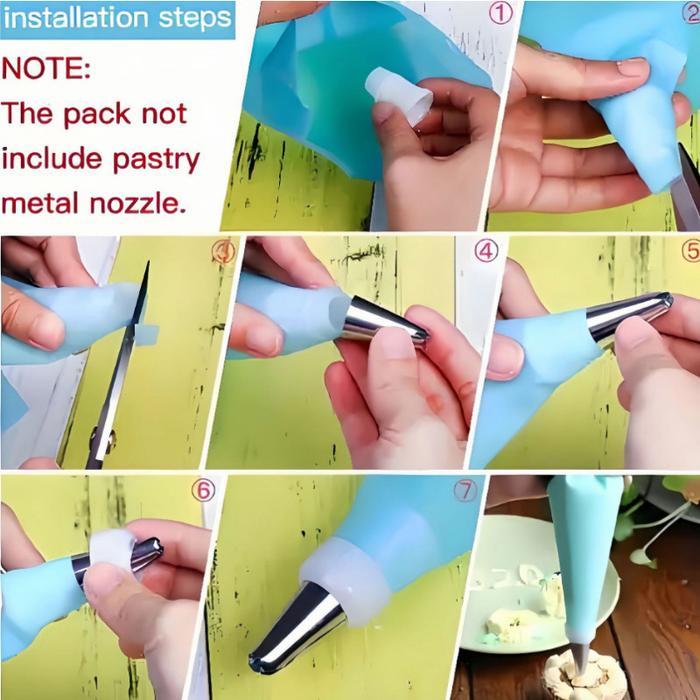 9Pcs/Set Stainless Spuit Kecil Kue /Spuit Rusian Set Dekorasi Cake/Spuit Russia / Spuit Cream Cake