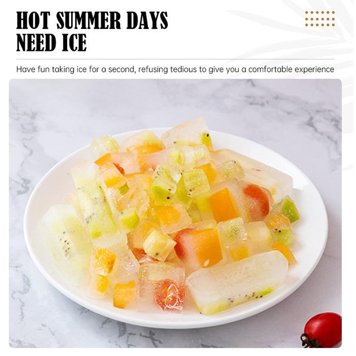 Cetakan Es Batu + Penutup/ Ice Cube Tray Cutenery