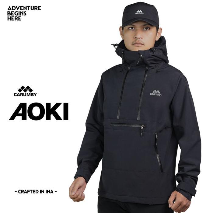 Decathlon Adventure - Jaket Gunung Carumby Aoki Polos Pria Wanita Unisex