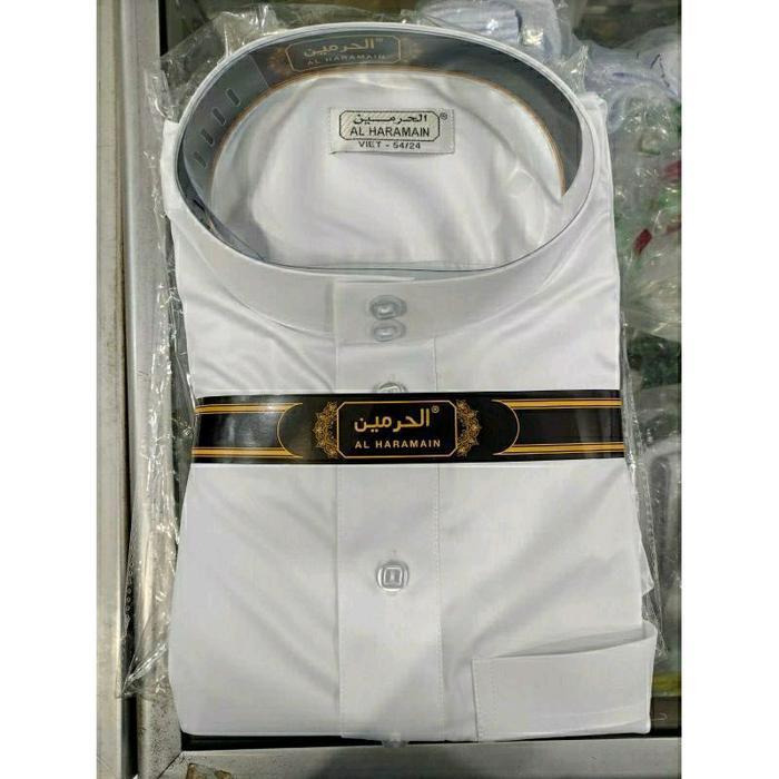 GAMIS AL HARAMAIN SAUDI PUTIH / JUBAH AL HARAMAIN SAUDI / GAMIS PUTIH HARAMAIN / GAMIS HITAM AL