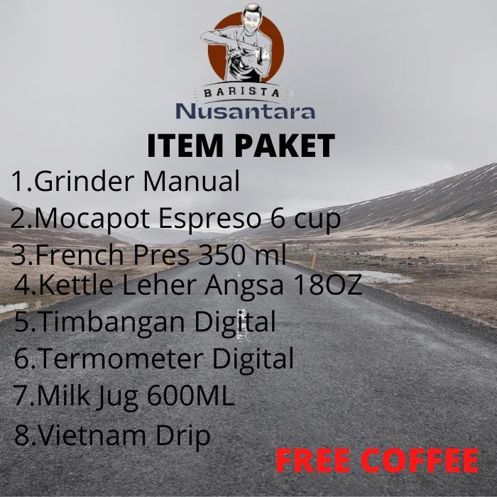 PESANAN PAKET ALAT KOPI MANUAL BREWING 08 ITEM
