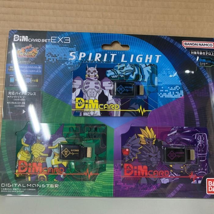 DIMCARD EX03 DIGIMON FRONTIER SPIRIT LIGHT VITAL BRACELET BANDAI