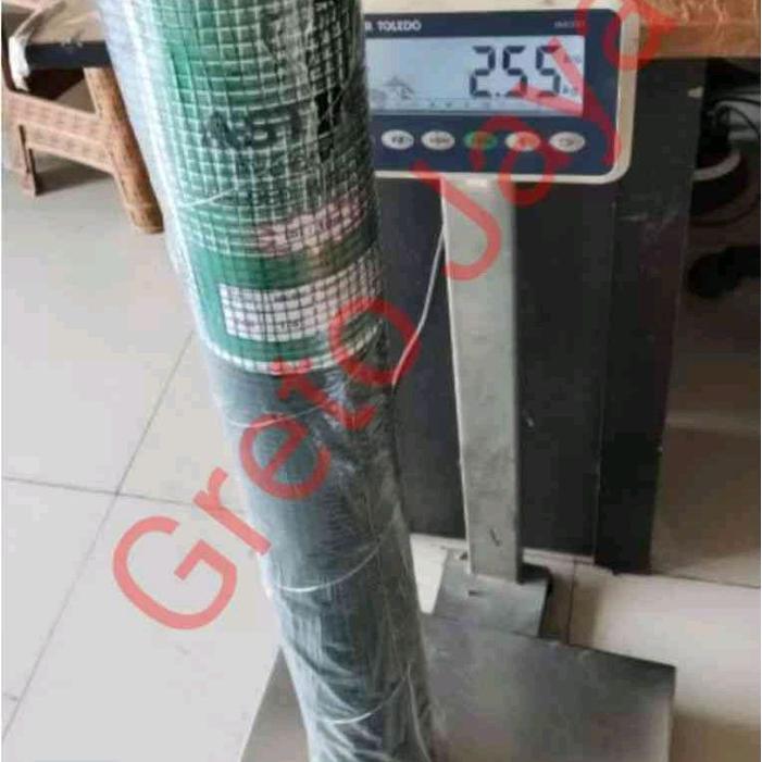 KAWAT RAM HIJAU LOKET PER 1 ROL PVC AYAKAN 1/2 1/4 INCH PARABOLA IJO ANTI KARAT KANDANG AYAM HEWAN