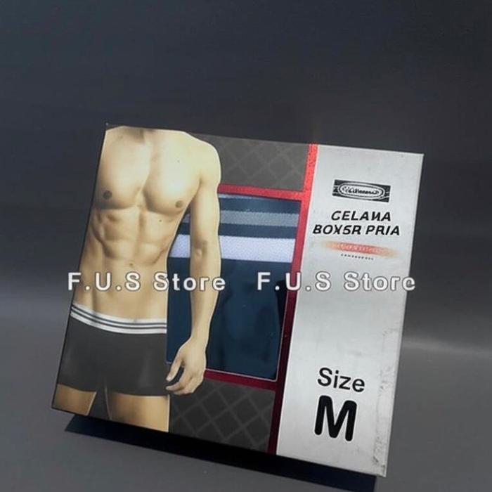 Promo Indomaret Celana Boxer Pria 1 Pcs Celana Boxer Indomaret Pria Comfortable Dalam Cowok Katun