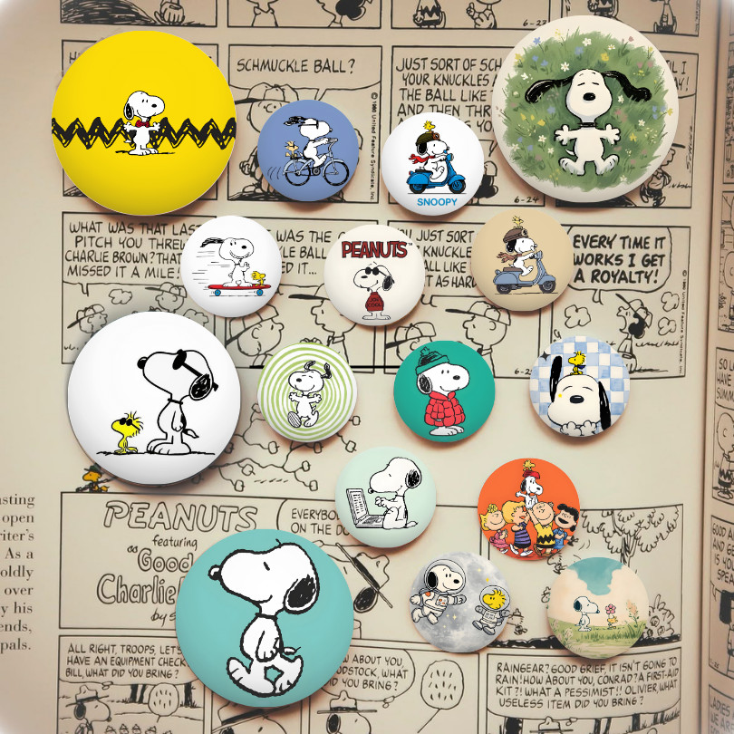 [DOMI WORLD] Pin Button Snoopy Peanuts Badges Vol. 4