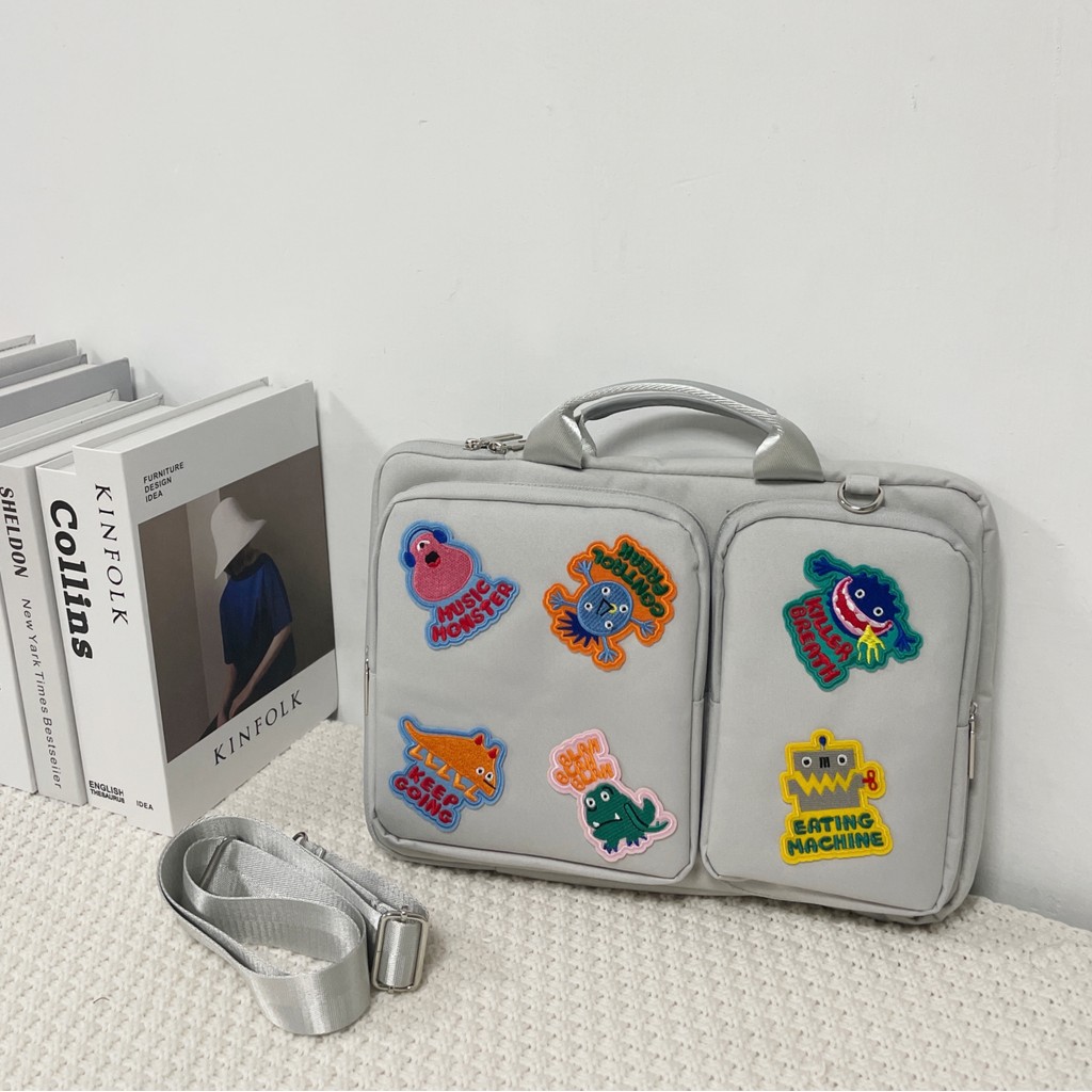 Cute Laptop Bag 13.3 14 15 15.6 16 Inch Large Capacity Laptop Case Shockproof Briefcase For