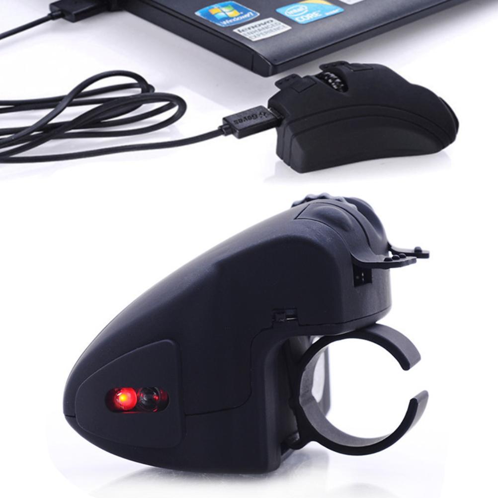 Wireless Finger Mouse Rechargeable Pocket Ring Mouse Mini USB Mouse For PC Laptop Tablet