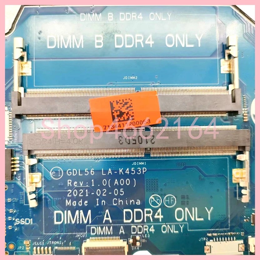 LA-K453P Notebook Mainboard For Dell Gaming G15 5515 Alienware M15 Laptop Motherboard with R7-5800H