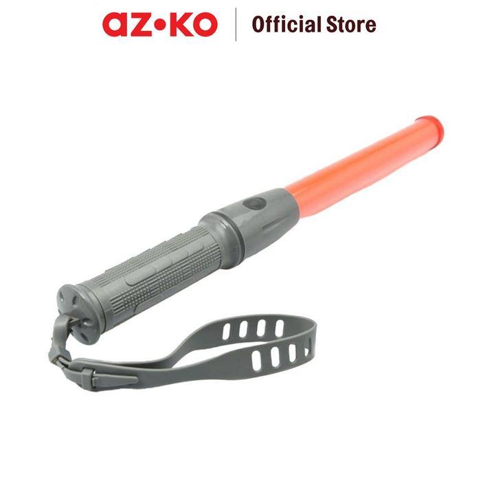 AZKO Krisbow Tongkat Lalu Lintas 2Xc Tongkat Polisi Lampu Tongkat Lampu Pengatur Lalin Police Stick