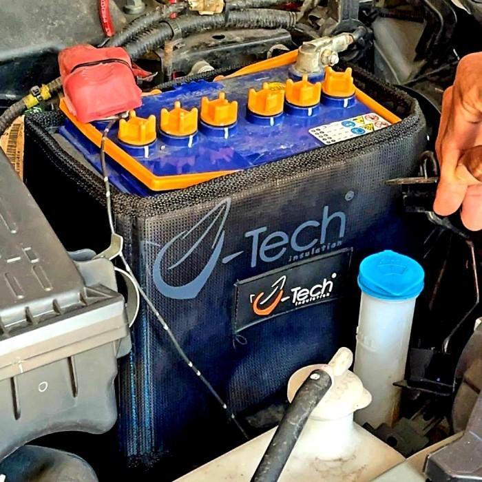 Selimut Accu Daihatsu Ayla Peredam Panas Dan Pelindung Aki Mobil Ekslusive V-Tech