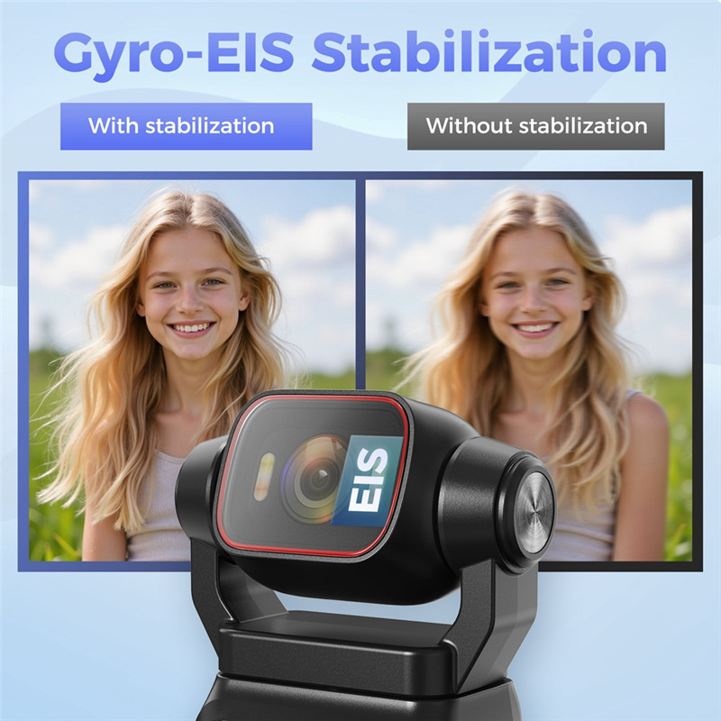 A97I-4K Ultra HD Action Camera 4K Pocket Camera With Gimbal Handheld Stabilizer Body Camera For
