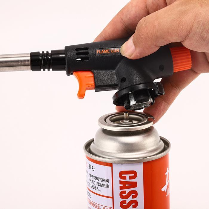 Cyclone 930 Kepala Gas Butane Cyclone Flame Torch Jet Fire Gun - Hitam Populer